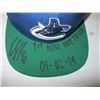 Image 2 : ELIAS PETTERSSON 1ST NHL HAT TRICK SIGNED HAT