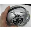 Image 2 : MINI RAIDER'S FOOTBALL HELMET SIGNED BY MARKUS ALLEN