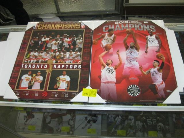 90s Raptors Poster 2 HARDBOARDED POSTERS OF THE TORONTO RAPTORS