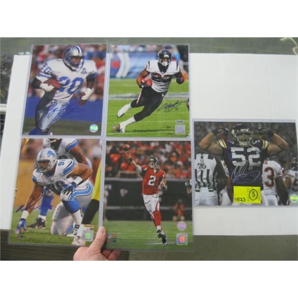 5 - SIGNED FOOTBALL PHOTOS - Dodds Auction