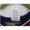 Image 2 : DENNIS SAVARD SIGNED MONTREAL CANADIENS JERSEY - SZ XL