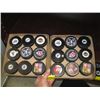 Image 2 : BOX OF 18 UNSIGNED TEAM HOCKEY PUCKS