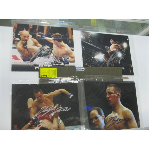 FILE OF RORY MACDONALD SIGNED PHOTOS