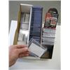 Image 2 : LOT OF PLASTIC SLEEVES & BOX OF CARD HOLDERS