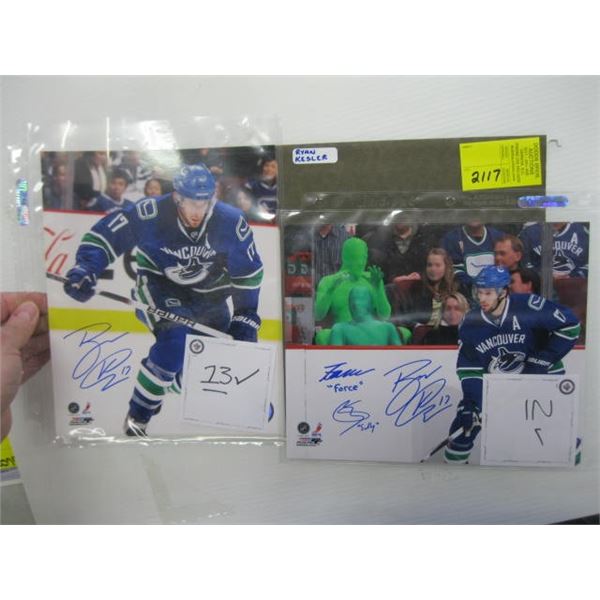 FILE OF RYAN KESSLER SIGNED PHOTOS