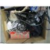 Image 2 : BOX OF MISC. FOOT BRACES, CHANGE ROLLERS, LAPTOP CASE, ETC.