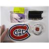 Image 1 : MISC. CANADIANS BADGE, CANUCKS CARD HOLDER, NHL ALL STAR GAME, ETC.