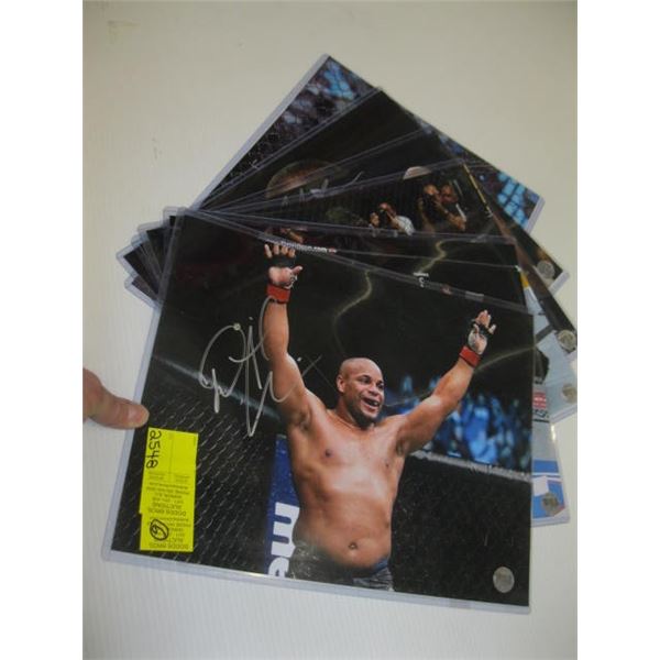 6 SIGNED UFC PHOTOS
