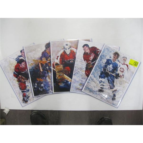 5 HOCKEY PRINTS