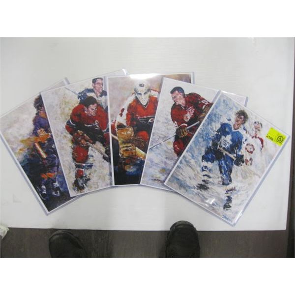 5 HOCKEY PRINTS