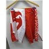 Image 2 : PAIR OF VENOM XS FIGHT SHORTS, RED/WHITE