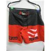 Image 4 : PAIR OF SIGNED FIGHT SHORTS BY JOHN JONES