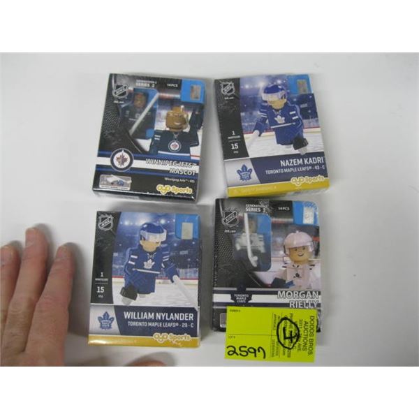 4 OYO SPORTS MINI HOCKEY FIGURINES