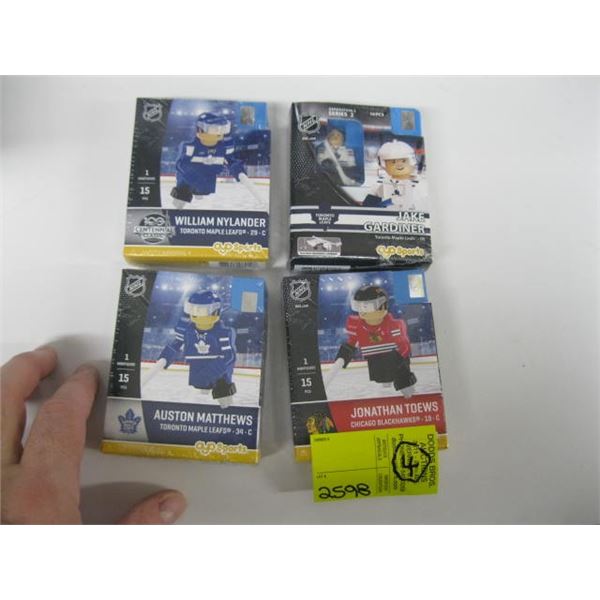 4 OYO SPORTS MINI HOCKEY FIGURINES