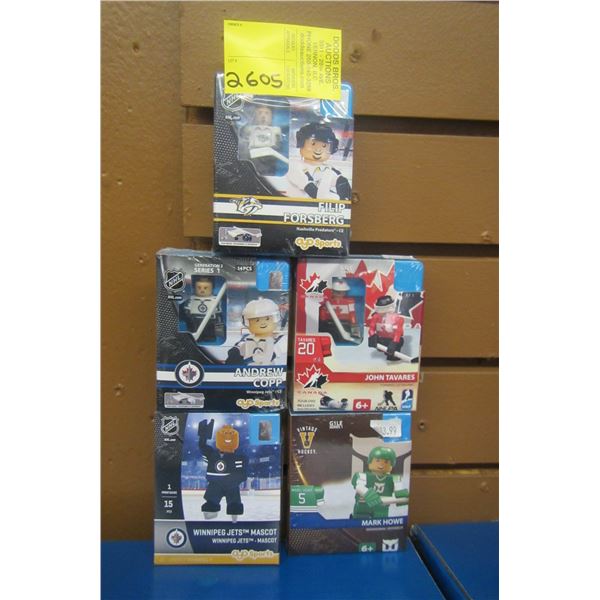 5 OYO SPORTS MINI HOCKEY FIGURINES