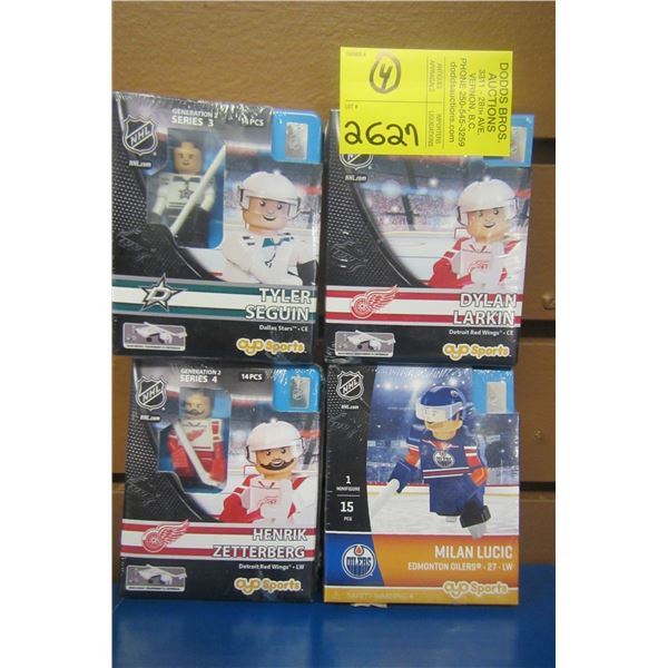 4 OYO SPORTS MINI HOCKEY FIGURINES