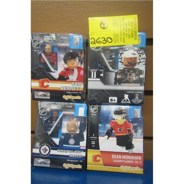 4 OYO SPORTS MINI HOCKEY FIGURINES