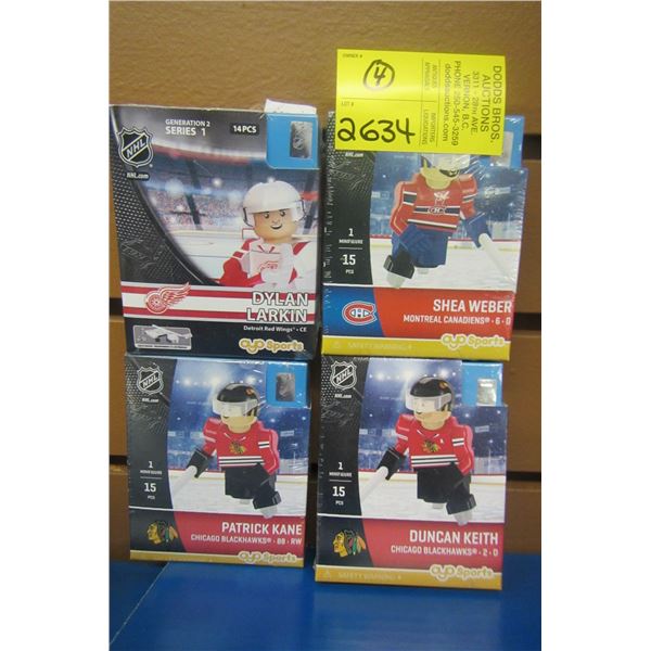 4 OYO SPORTS MINI HOCKEY FIGURINES