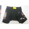 Image 1 : PAIR OF GEORGE ST. PIERRE SIGNED SPANDEX FIGHT SHORTS