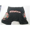 Image 3 : PAIR OF GEORGE ST. PIERRE SIGNED SPANDEX FIGHT SHORTS