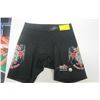 Image 1 : PAIR OF GEORGE ST. PIERRE SIGNED SPANDEX FIGHT SHORTS
