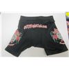 Image 4 : PAIR OF GEORGE ST. PIERRE SIGNED SPANDEX FIGHT SHORTS