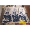 Image 1 : 3 SIGNED DARRYL SITTLER MINI BANNERS