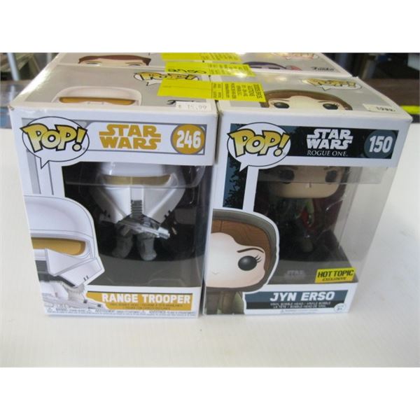 4 POP FIGURINES