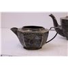 Image 2 : Vintage Silver Plated Thomson Teapot w/ Matching Cream & Sugar Set
