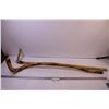 Image 1 : (2) Wooden Walking Sticks