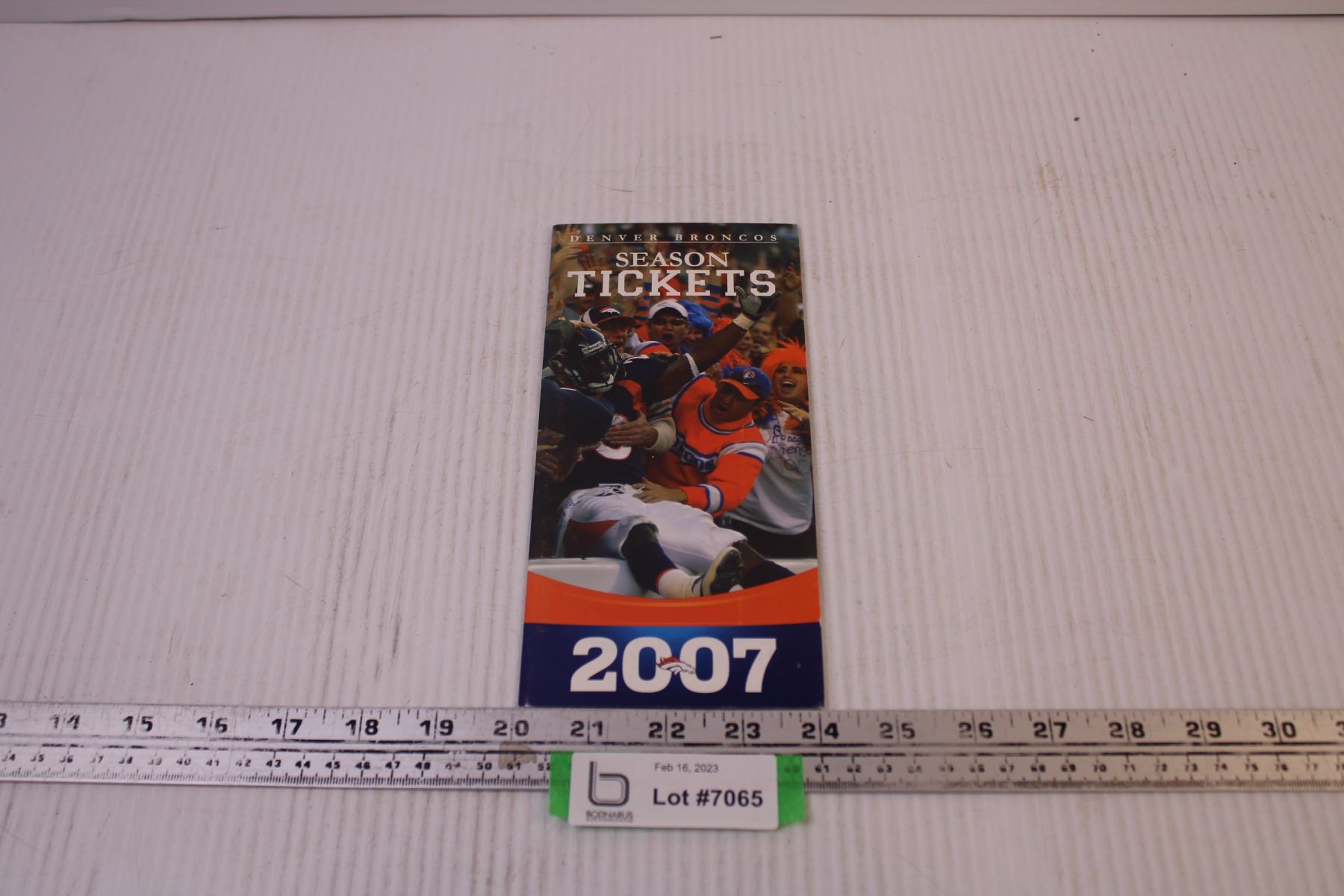 Package Of 2007 Denver Broncos Season Tickets Bodnarus Auctioneering package-of-2007-denver-broncos-season-tickets-bodnarus-auctioneering