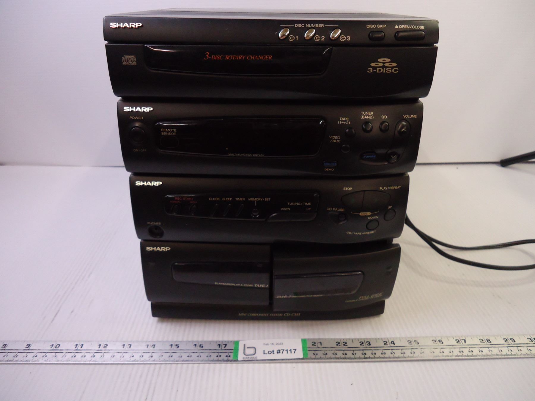 Sharp Mini Component System-(powers on, missing speakers) - Bodnarus ...