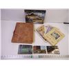 Image 1 : Scrapbook full of postcards, Walleye sticker, Valley Echo and misc. literature, loose postcards