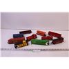 Image 1 : (9) Train Cars w/ Engine  CN & CP