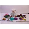 Image 1 : Assorted Toys and Pet Food Lids