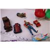 Image 3 : (4) Smurf Toys + Assorted Toys