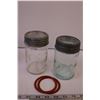 Image 3 : (4) Crown and Gem Pint Sealers (w/ Glass Inserts)