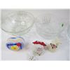 Image 3 : Crystal Dishes & Assorted Glass Ware - Misc Items