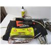 Image 6 : (2) Grease Guns - Carpenters Apron - 12 Volt Drink Warmers - Universal Folding Mirrors - Diesel Fuel