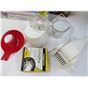 Image 2 : Pyrex Dish - Cork Screw w/Stand - Vacuum Bags Sealer - Hamilton Beach Coffee Machine - French Fry Cu