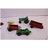 Image 4 : (4) Vintage Farm Toys + (3) Toy Vehicles