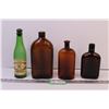 Image 1 : (4) Vintage Coloured Glass Bottles