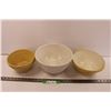Image 1 : (3) Glass Mixing Bowls
