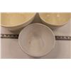 Image 3 : (3) White Glass Mixing Bowls
