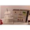 Image 3 : (3) Christmas Tree Serving Platters + Three-tiered Serving Tray and Miscellenious