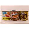 Image 3 : (3) Vintage Tobacco Cans + (3) Peanut Butter Cans