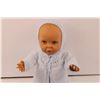 Image 2 : Poseable 6 Month Baby Size Doll with Handknit Clothing