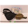 Image 1 : Eddie Bauer Over-The-Shoulder Bag + Fanny Pack + "Mom" Photo Frame
