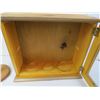 Image 3 : Wiskey Bottle Holder Cabinet - Paper - Coat Hooks - Tote no Lid