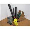 Image 1 : *(2) Hard Hats - Hose Reel - Mop Pail - Blower Attachments - Trimmer No Battery